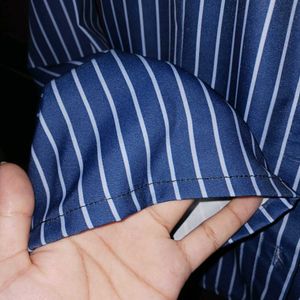Classic Pinstripe Button-Up Shirt