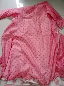 Pink Ethnic Kurta Set