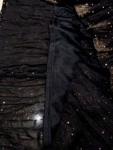 Sparkling Black Ethnic Skirt