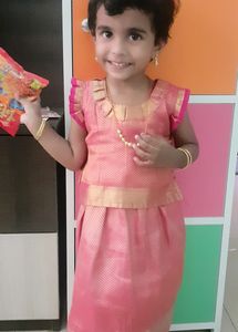 Baby Pink Pavadai Sattai