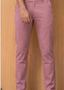 Men's Premium Mauve Pink Chinos / Slim Fit Trouser