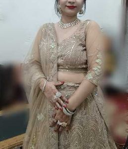 Stunning Sequin Lehenga Choli Set