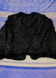 Black Pure Wool Sweater