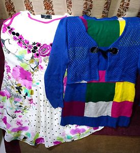 Chic Floral & Patchwork Top SET OF 2