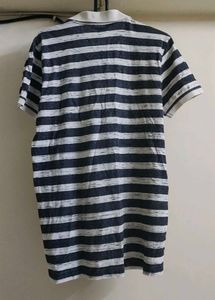 Puma Jacquard Slim fit Striped Polo T-Shirt