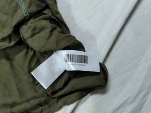 Embroidered Olive Green Top