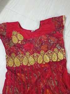 Beautiful Red Ethnic Gown