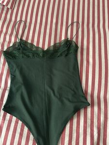 Lace Trim Bodysuit