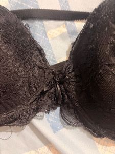Elegant Black Lace Bra