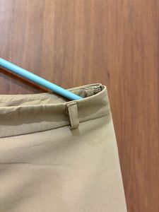 Classic Beige Wide-Leg Trousers