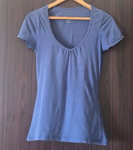 Pink Ribbed Tee