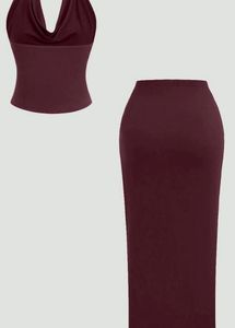 *VALENTINE SALE* Littlebox Burgundy Two-Piece