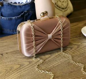 Elegant Bow Detail Evening Clutch