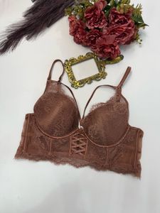 Lace Corset Style Bra