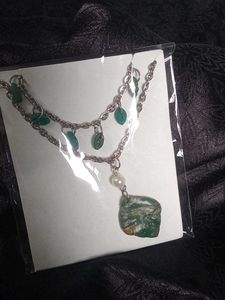 Layered Necklace with Turquoise Accents