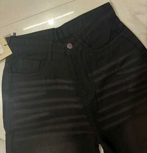New Black Wide Leg Jeans