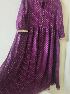 Elegant Purple Ethnic kurti