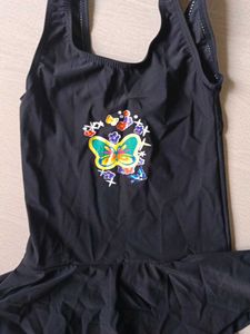 Cute Butterfly Swimsuit with cap and googles