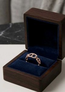 Elegant Rose Gold Chain Ring 💍✨