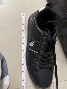Black Casual Lace-Up Shoes