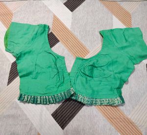 Vibrant Green Blouse