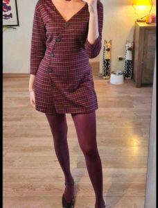 Plaid Wrap romper