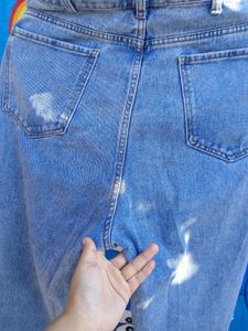 High waist 28 Light Wash Jeans