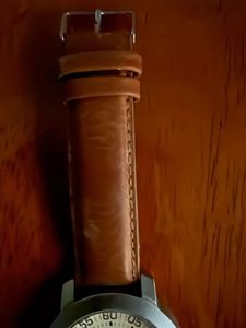 Classic Brown Leather Strap Watch