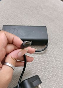 DELL 65W Type-C Laptop Charger with Power Cable