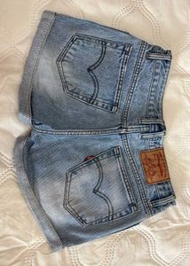 Light Wash Denim Shorts