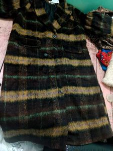 Cozy Plaid Longline Coat