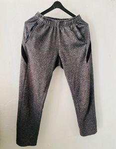 grey ankle length pants