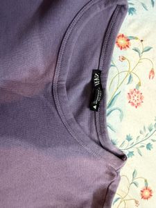 Lavender Cropped T-Shirt