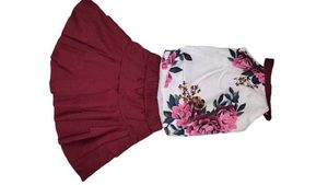 Floral Top &amp; Skirt Set
