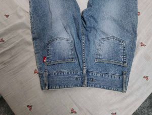 Vintage Flare Jeans with Unique Print
