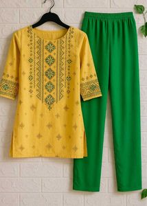 💥Combo Set Short Kurti And Pant