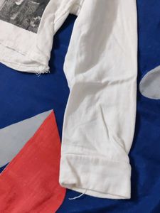 White Friends Themed Top