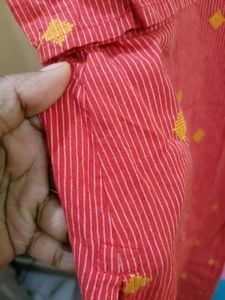 Cotton Kurti With Thread Work 🧡🟡