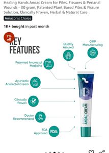 ANOAC Cream for Piles, Fissure