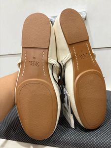 Zara Cream Ballet Flats