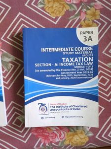Ca Intermediate Taxation Study Material