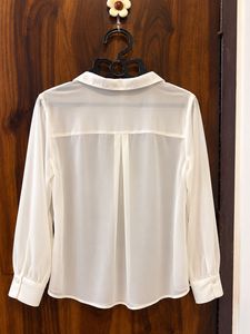Sheer Button-Down Shirt