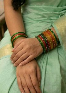 Multicolored bangles