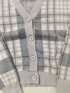 Banana Republic Plaid Cardigan Sweater