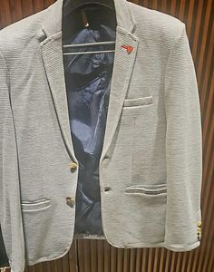 Men's Striped Blazer