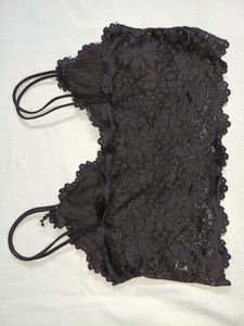 Lace Bralette - Black