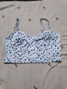 Floral Print Crop Top