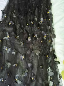Elegant Black Embellished Gown