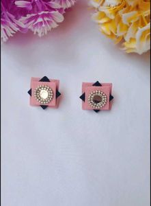 Handmade Yellow &amp; Orange Earrings