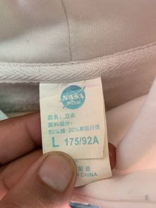 White NASA Bear Hoodie